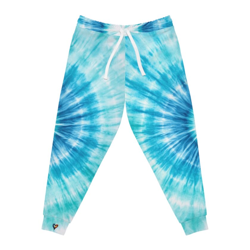 Blue Tie-Dye Athletic Joggers for Comfort and Style - Image 6