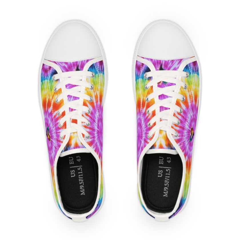 Copy of Copy of Vibrant Tie-Dye Low Top Sneakers for Men – Casual Spring Style - Image 2