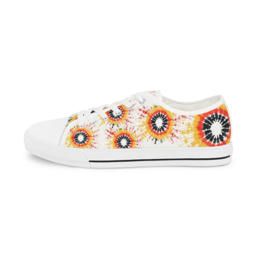 Vibrant Tie-Dye Low Top Sneakers for Men – Casual Spring Style - Image 7