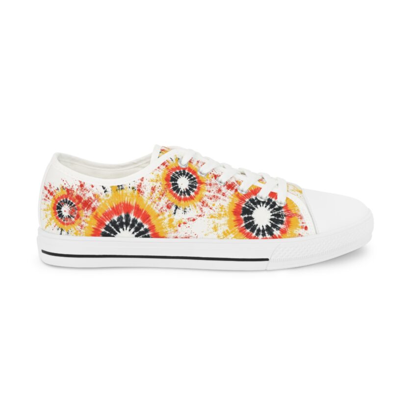 Vibrant Tie-Dye Low Top Sneakers for Men – Casual Spring Style - Image 5