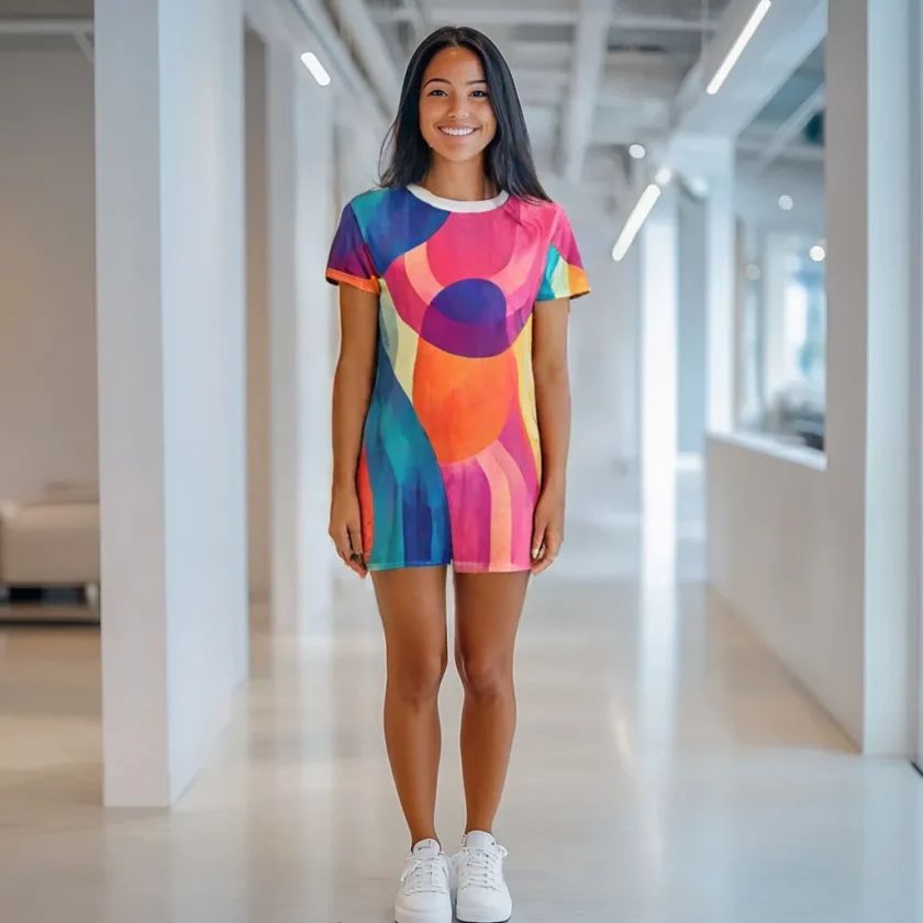 The Eclipse T-Shirt Dress - Image 4