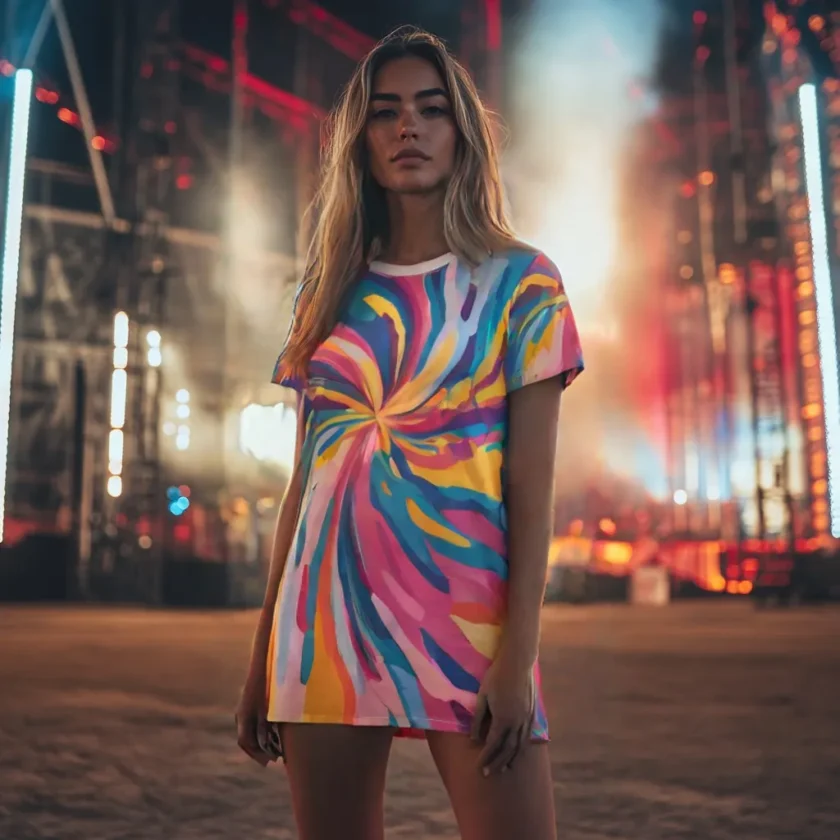 The Nebula T-Shirt Dress - Image 5